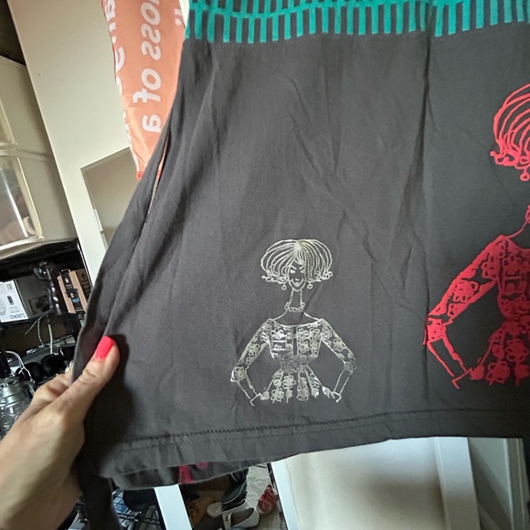 NWOT DESIGUAL Designer- Unigue, Rare, Vibrant Tieback Top-sz xl-fits like M - Picture 7 of 10